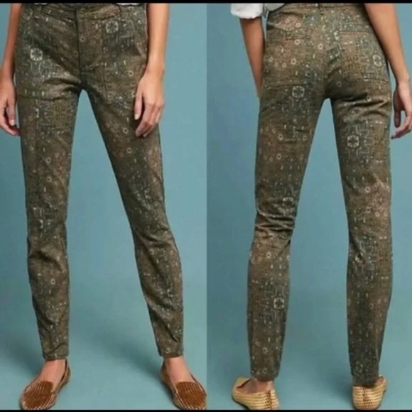 Anthropologie Denim - Anthropologie Floral Tapestry Print Jeans